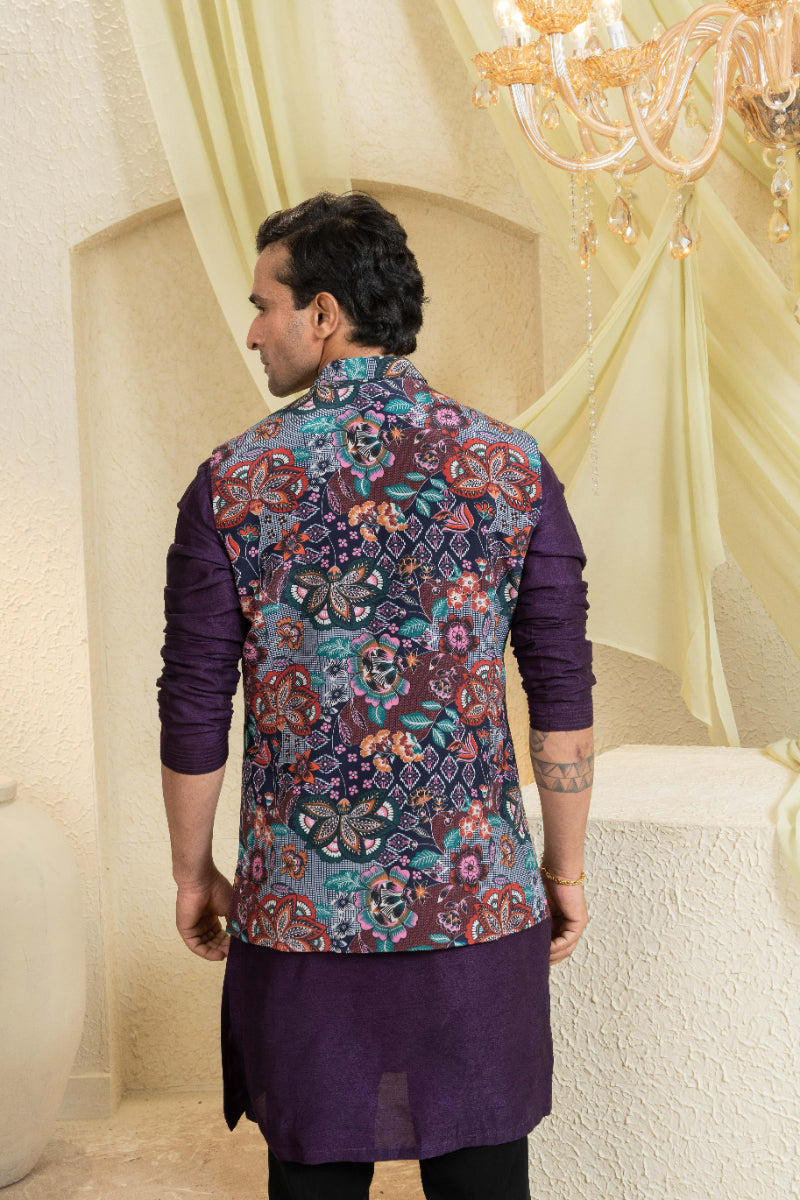 Mystic Vine Printed Bundi Set