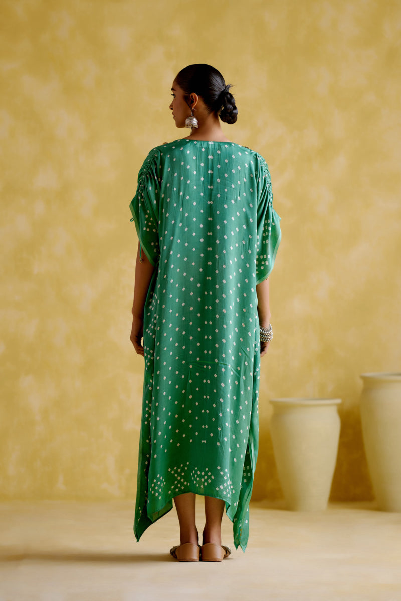 Dakshayani -Sage Green Kaftan