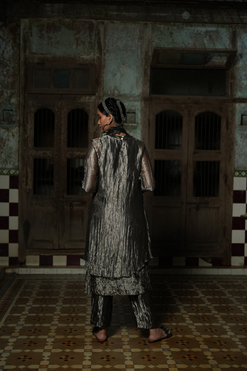 Damini - Overlay dress & pant set