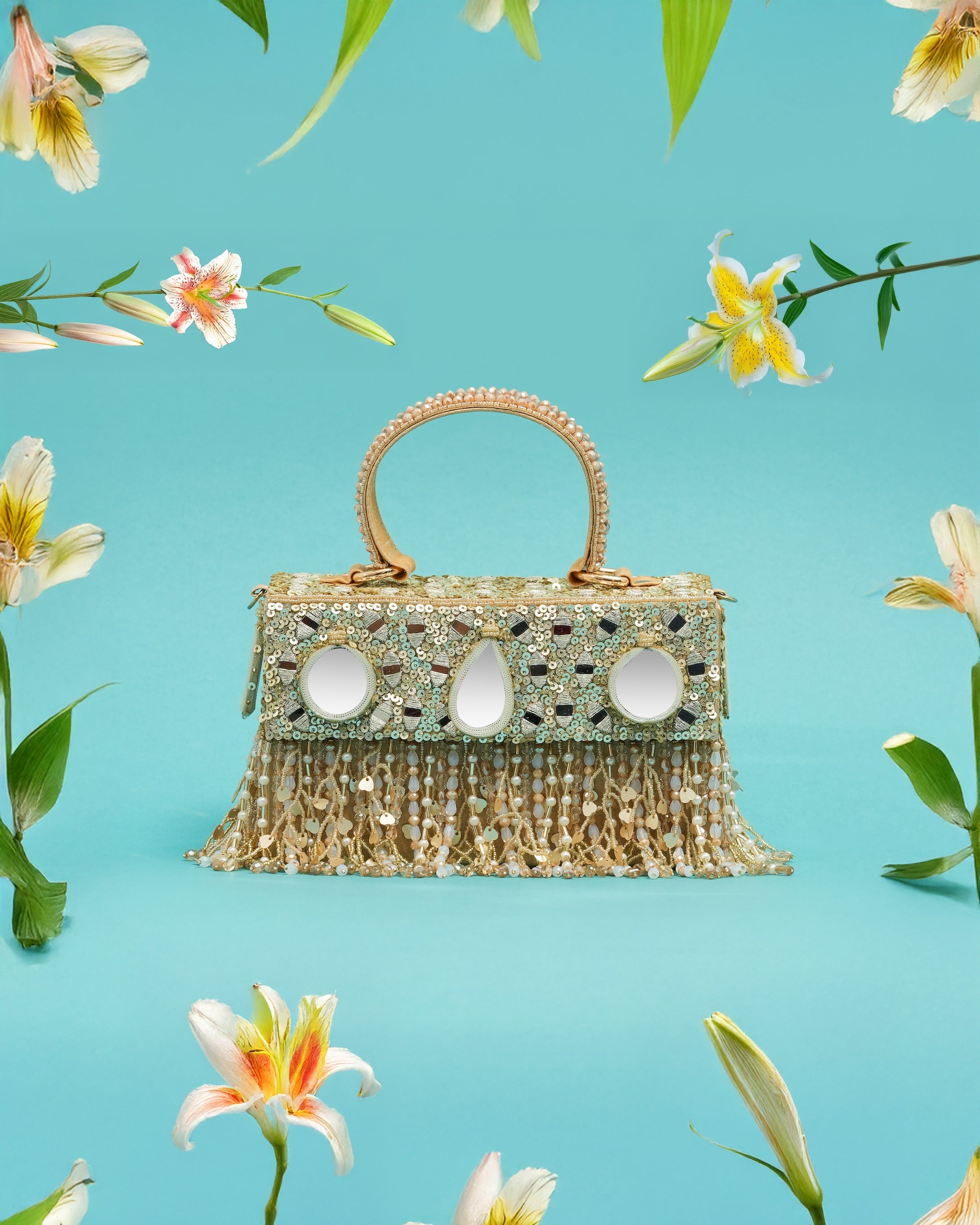 Double Eyed Heart Clutch