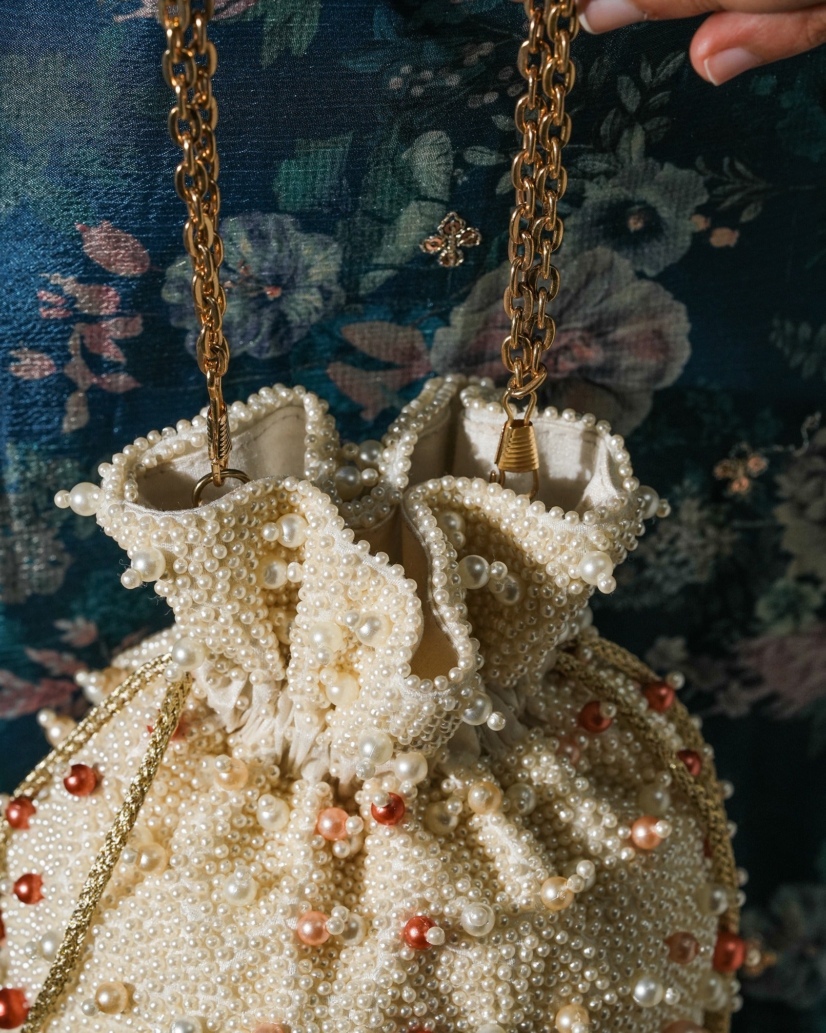 Pearl Palazzio Potli Bag