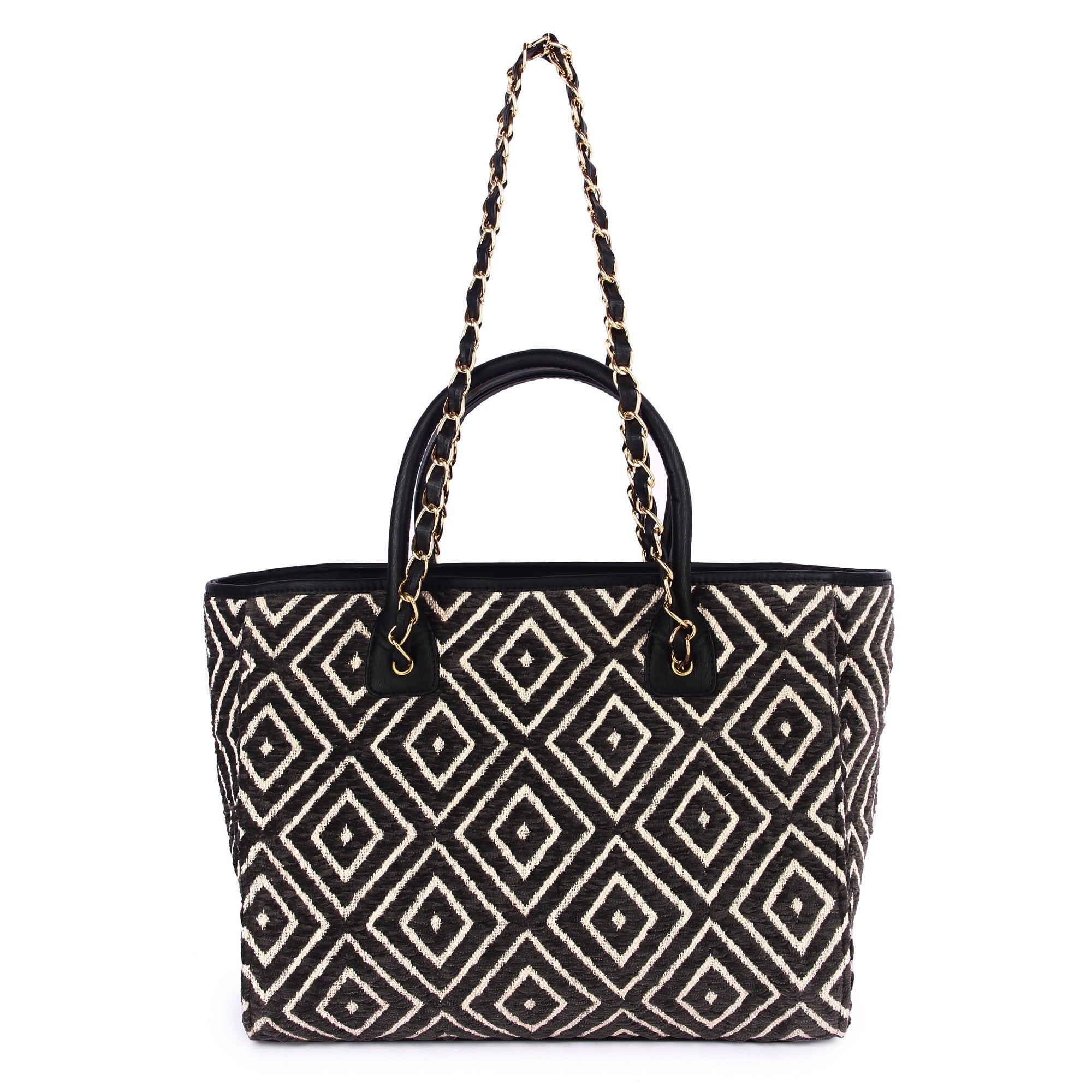 Diamond Pattern Tote Bag