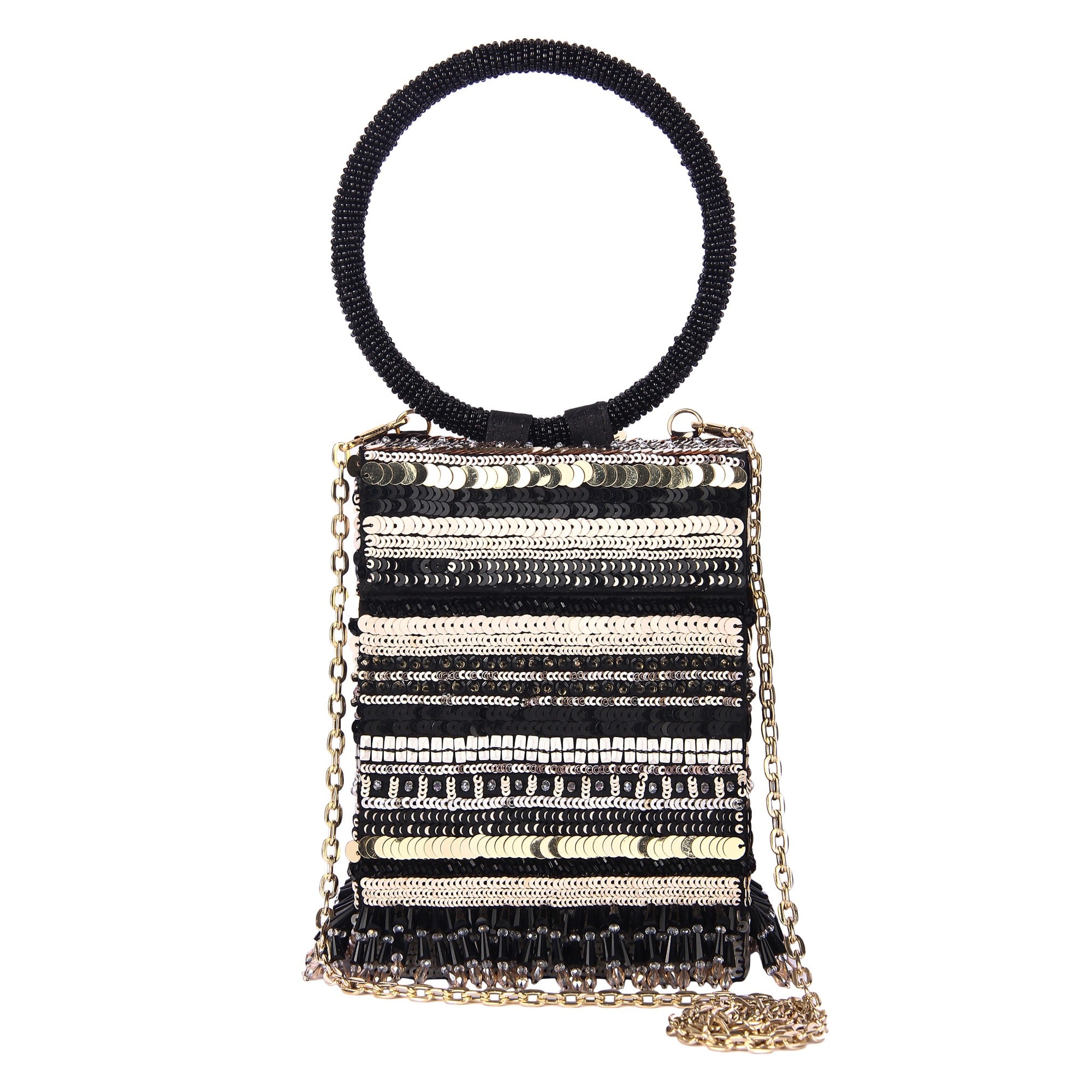 Ring Black Shone Clutch