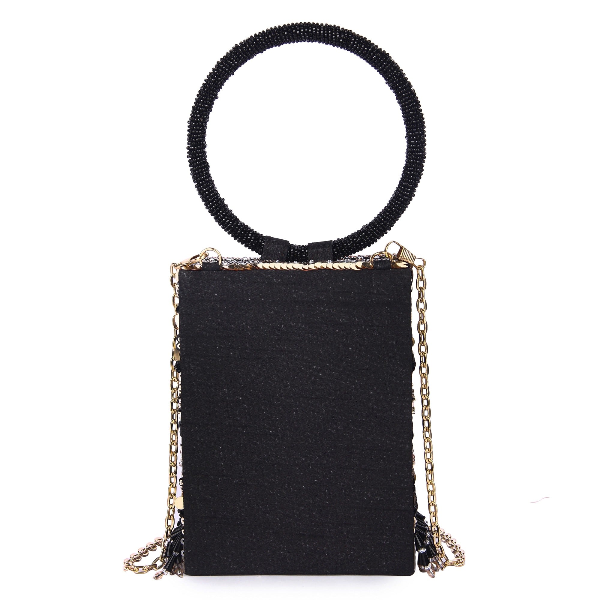 Ring Black Shone Clutch