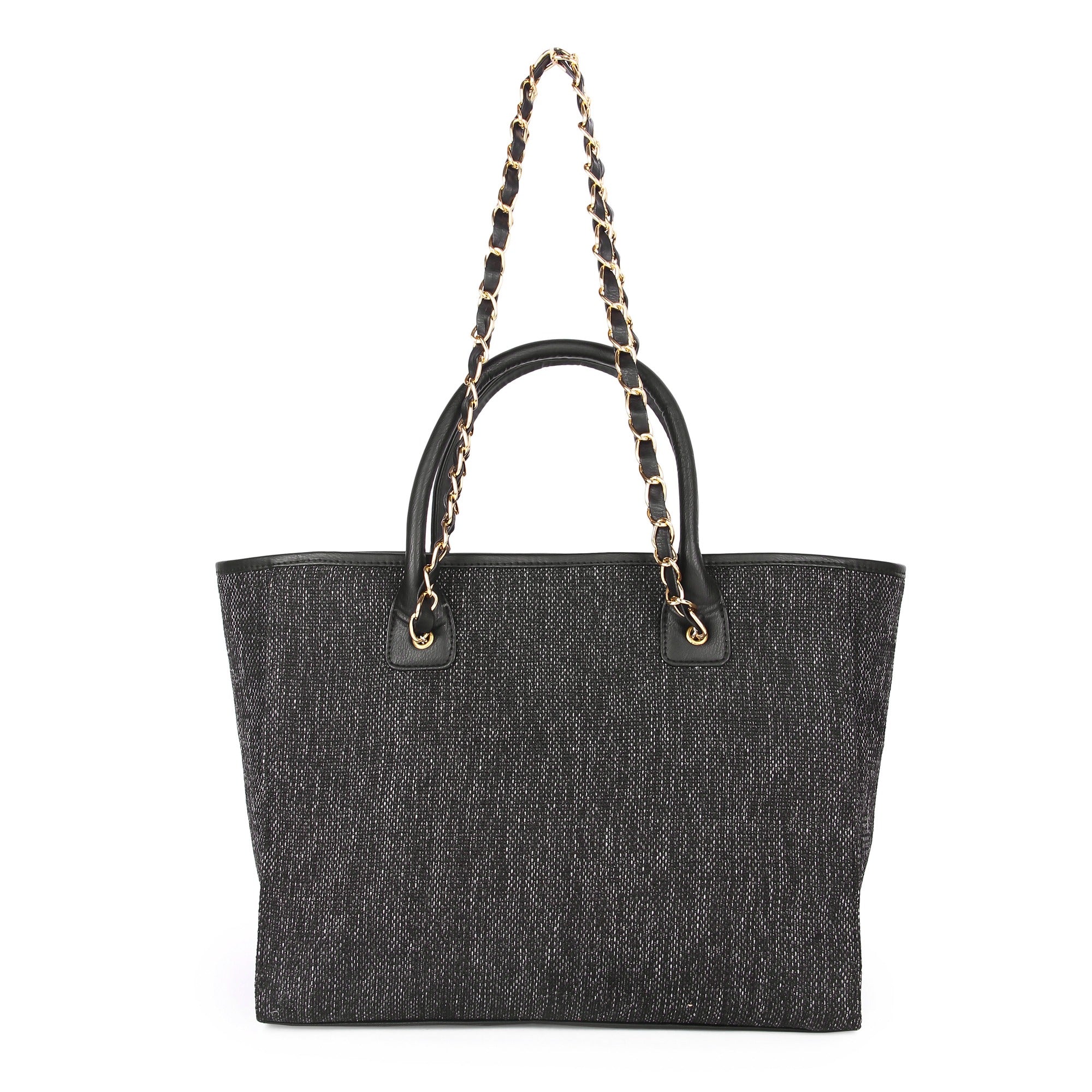 Black Canvas Tote Bag