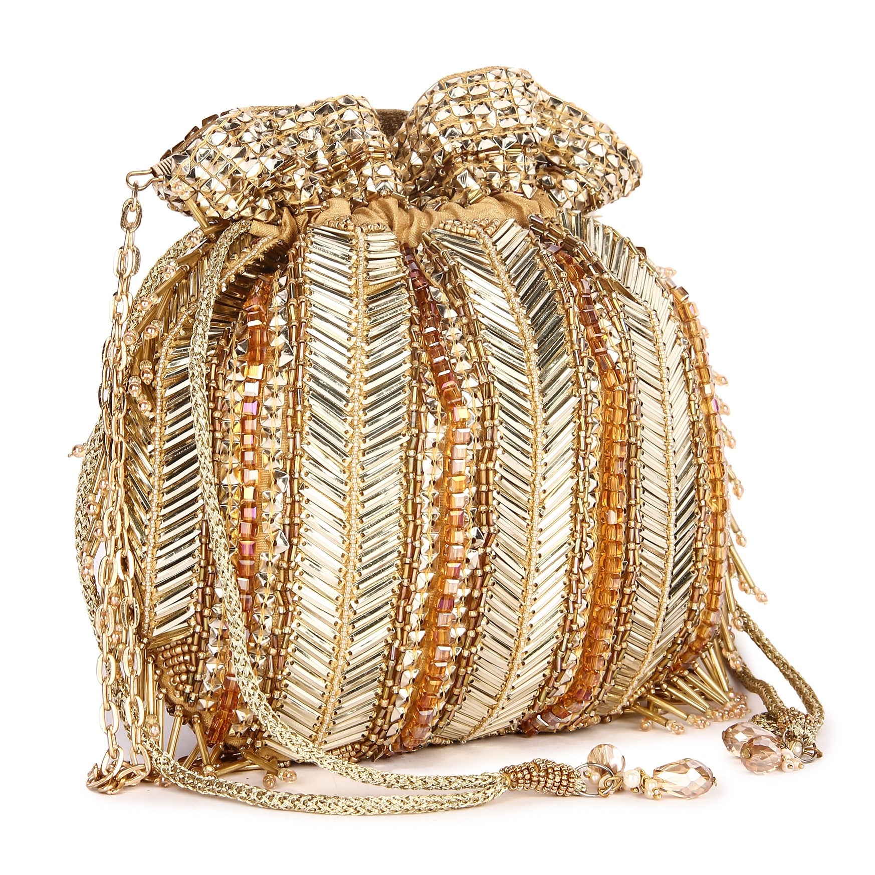 Potli Bag With Sequins