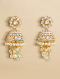 Load image into Gallery viewer, Platec Pearl Drops Jhumka Earrings
