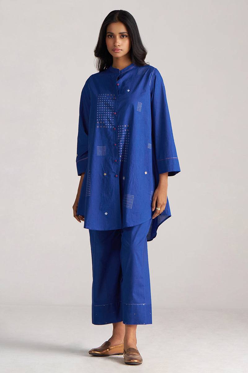True Blue Cotton Co-ord Set