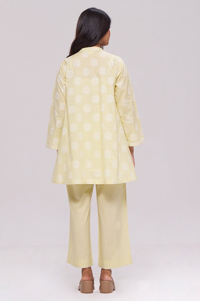 Butter Yellow Cotton Co-ord Set