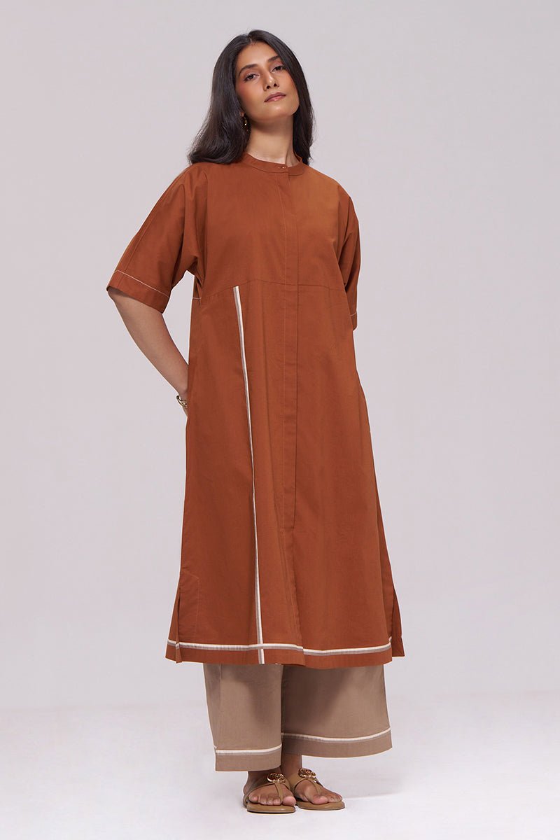 Bombay Brown and Travertine Cotton Co-ord Set