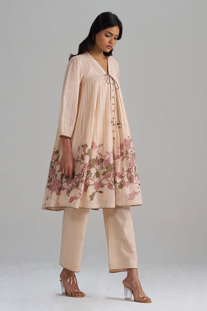 Baby Peach Mul-Mul Co-ord Set