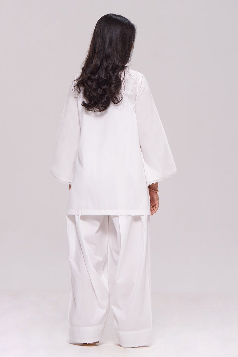 White Cotton Co-ord Set