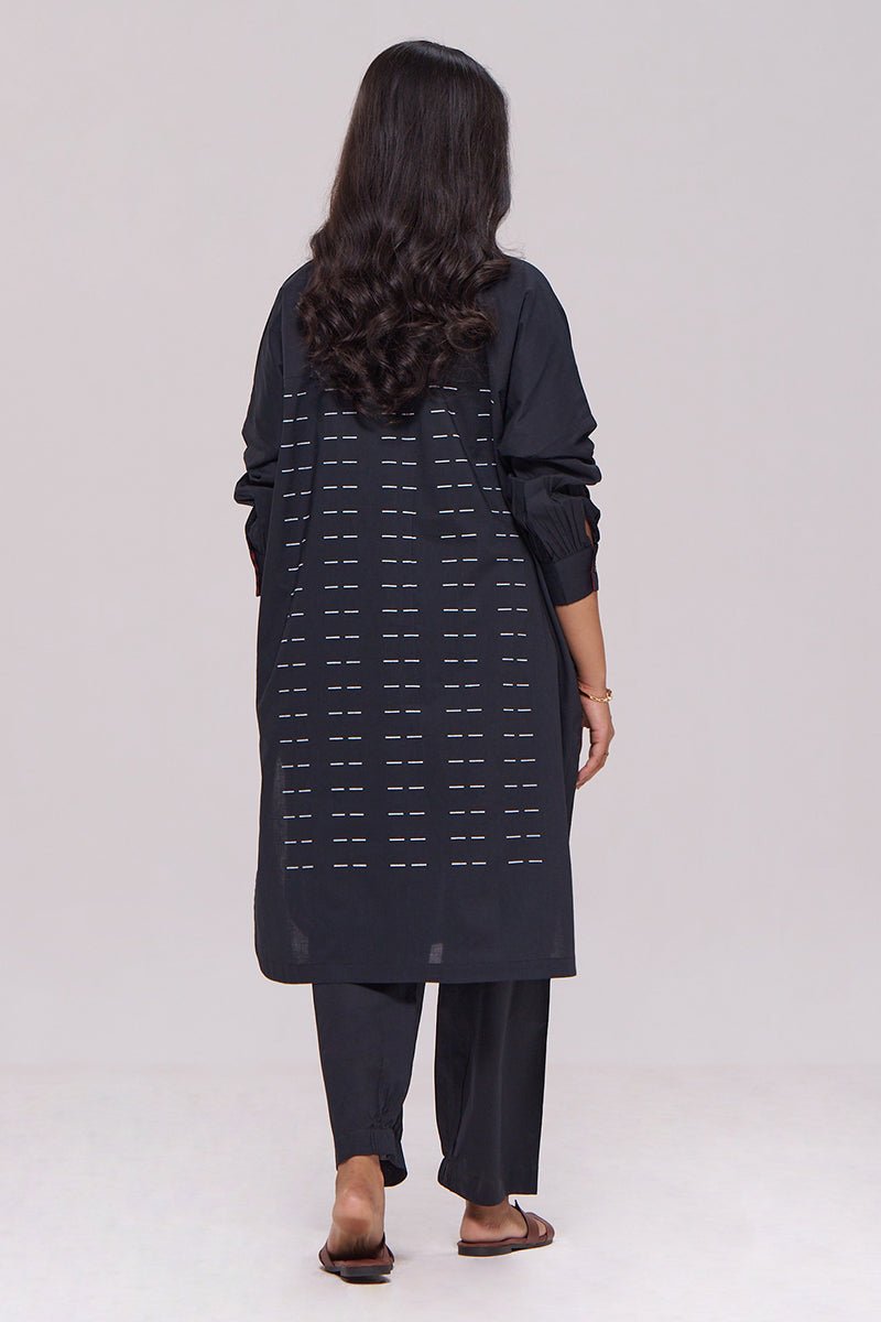 Black Pure Cotton Co-ord Set