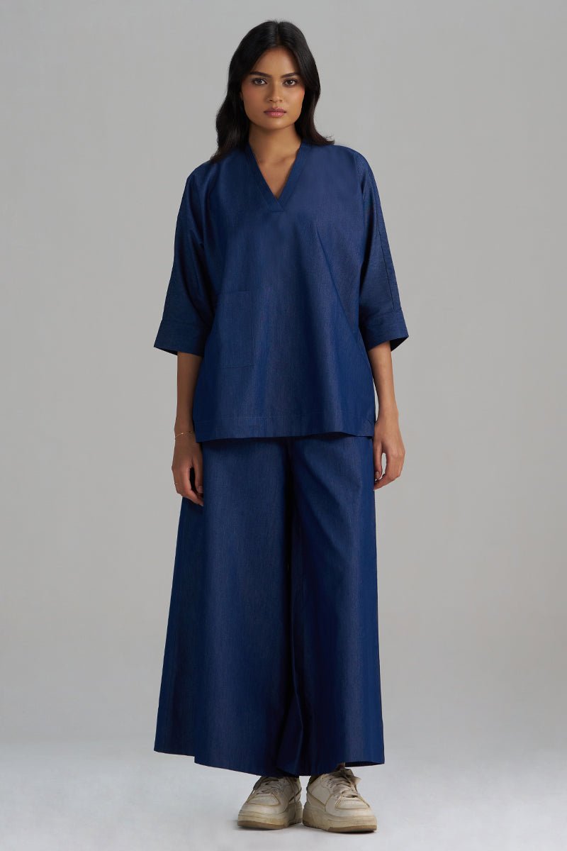 Denim Blue Co-ord Set