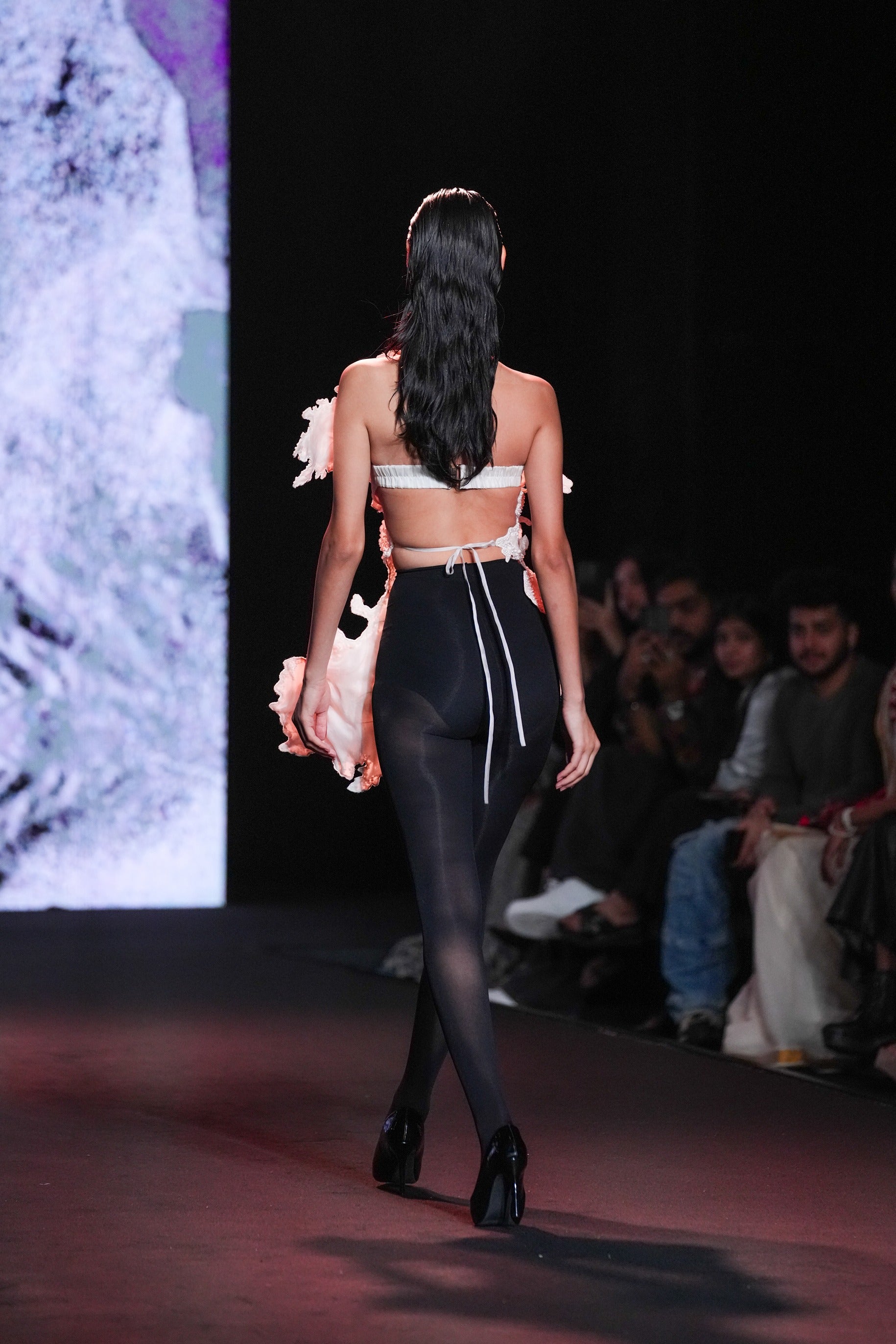 Pearl Embroidered Structured Belt