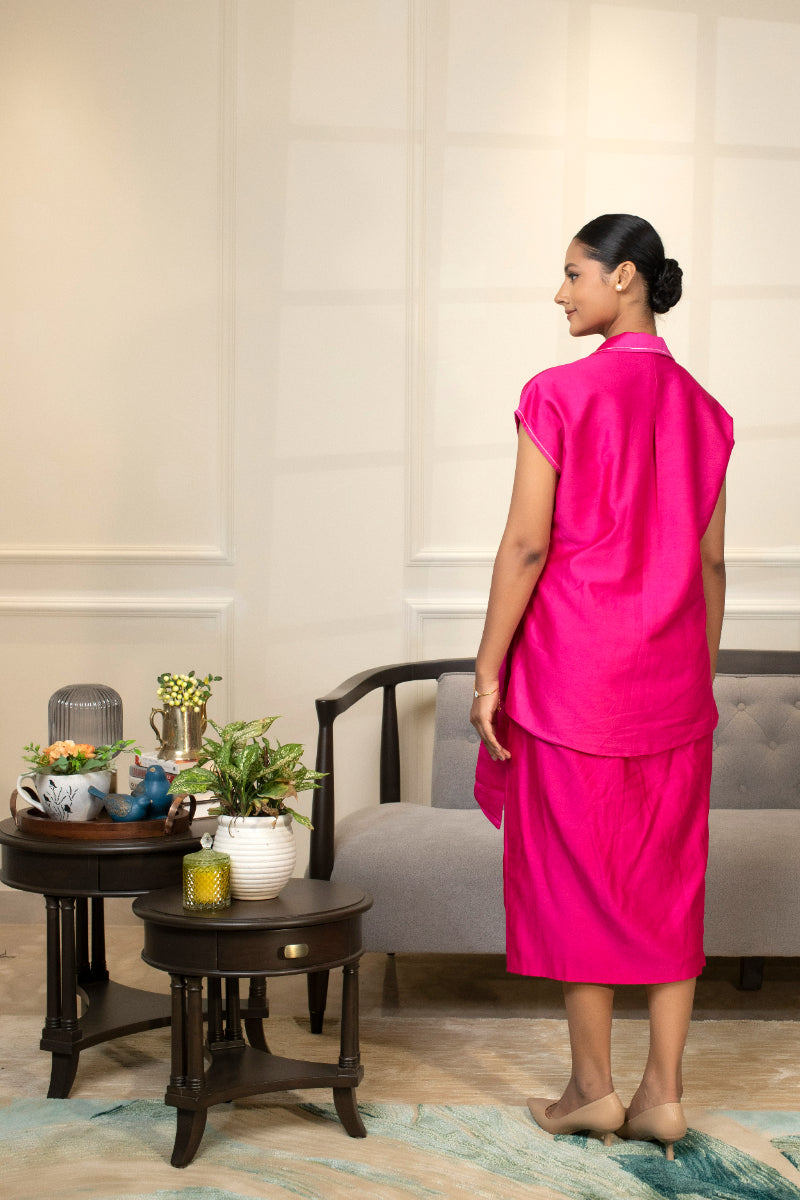 Grace Jacket Skirt Pink