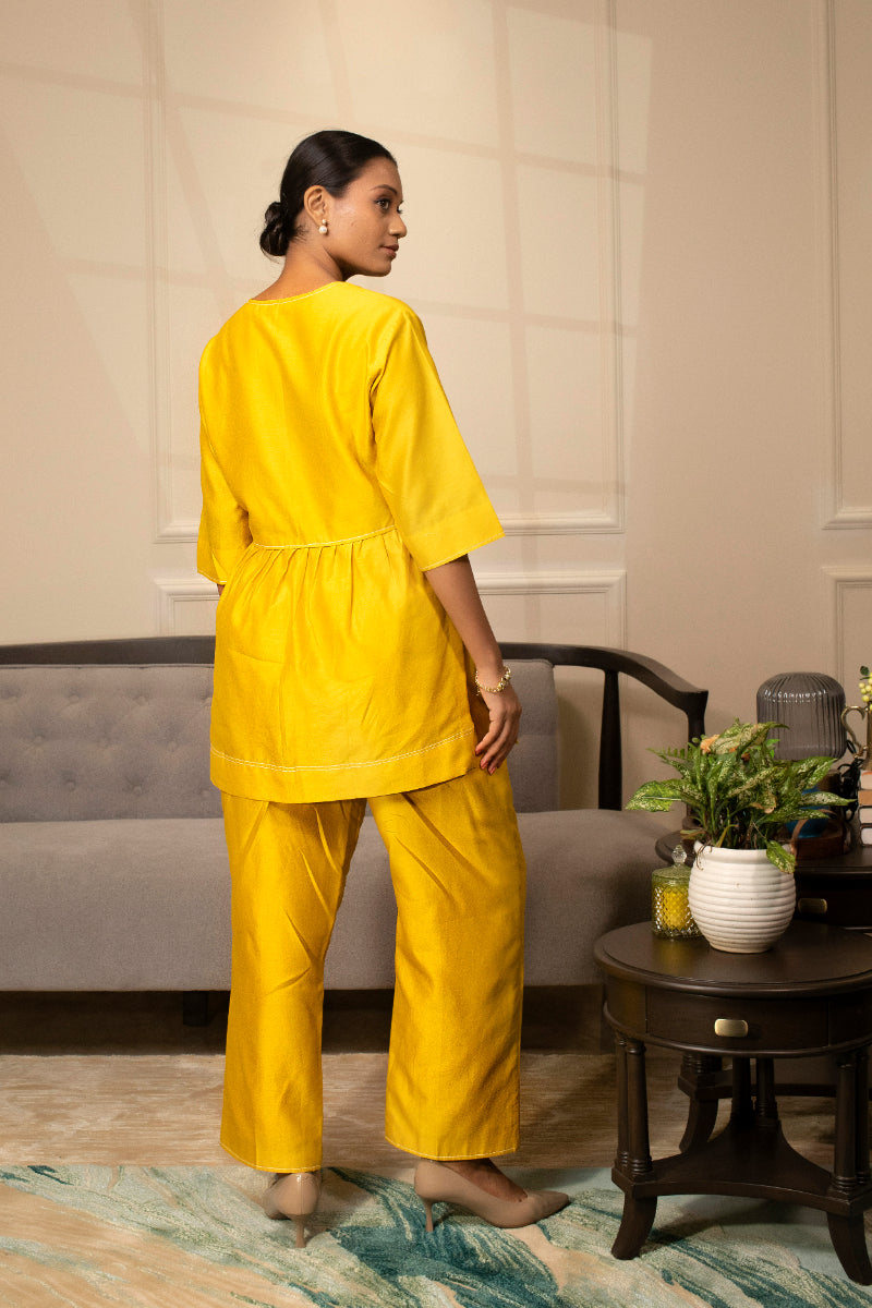Grace A-Line Co-ord Set Yellow