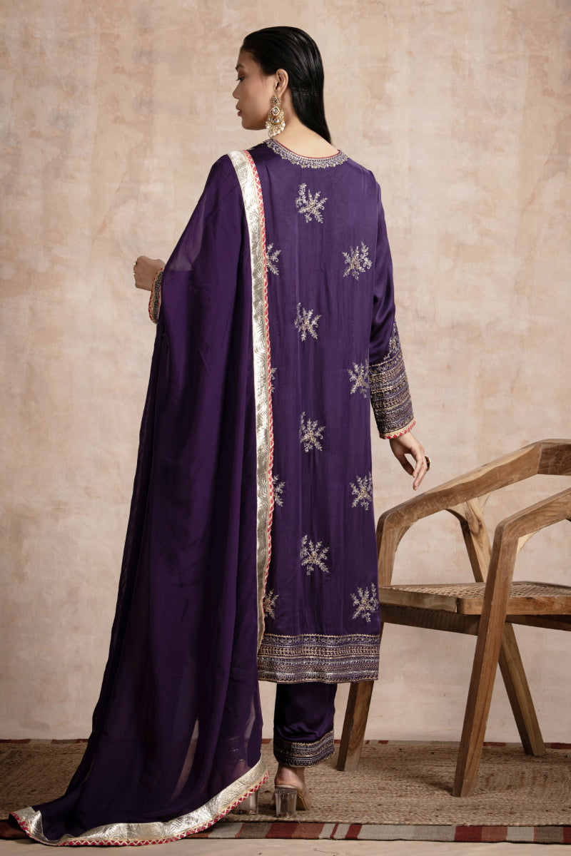 Fiza Aari Kurta Set – Jamuni