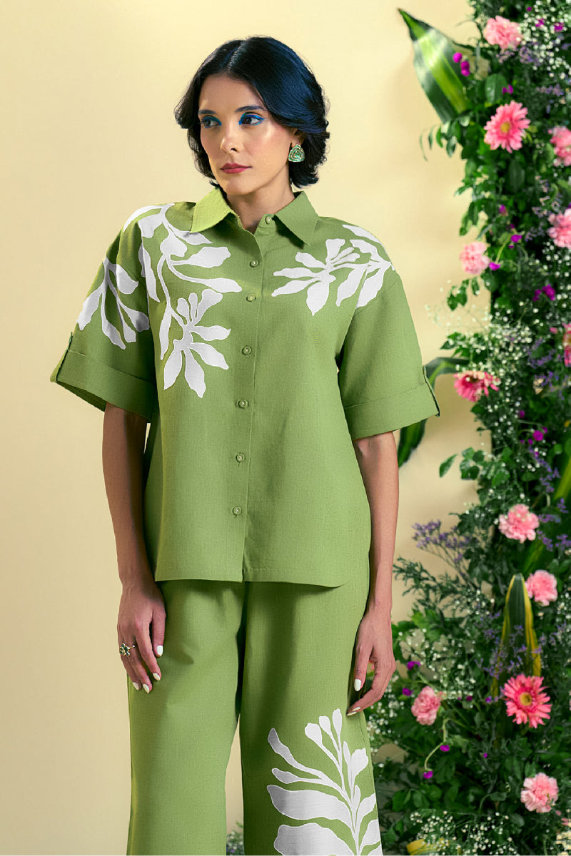 Origani Green Soleil Shirt