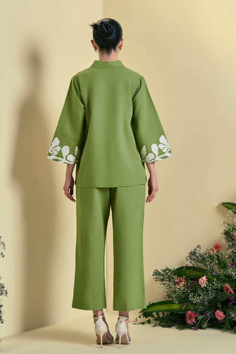 Origani Green Reva Co-ord Set