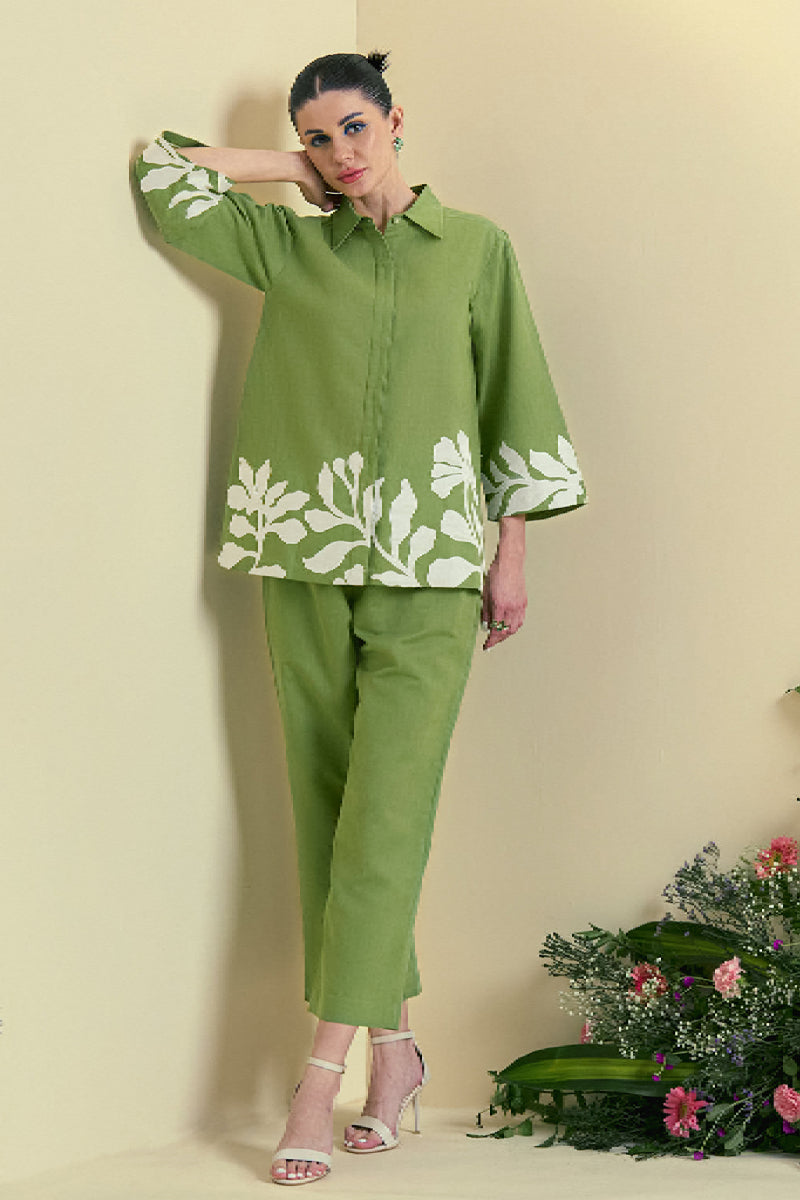Origani Green Reva Co-ord Set