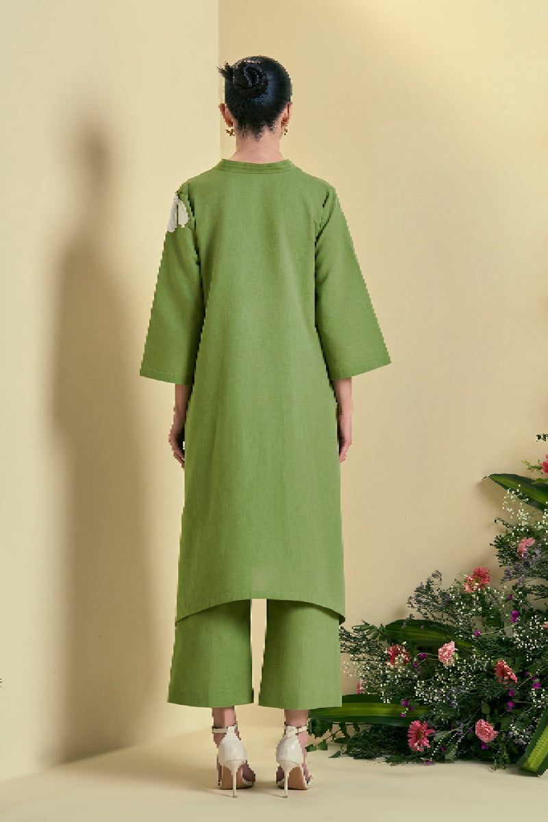 Origani Green Willow Kurta Set