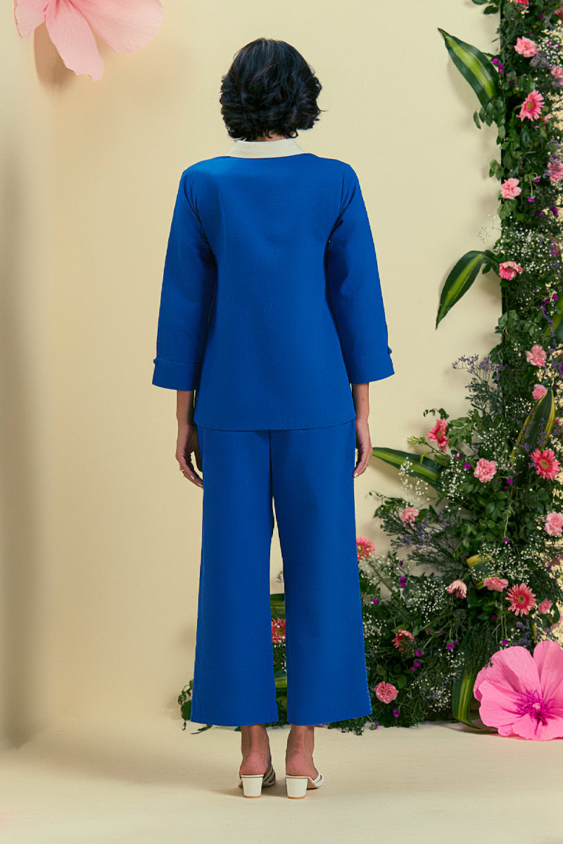 Origani Blue Tamaris Co-ord Set