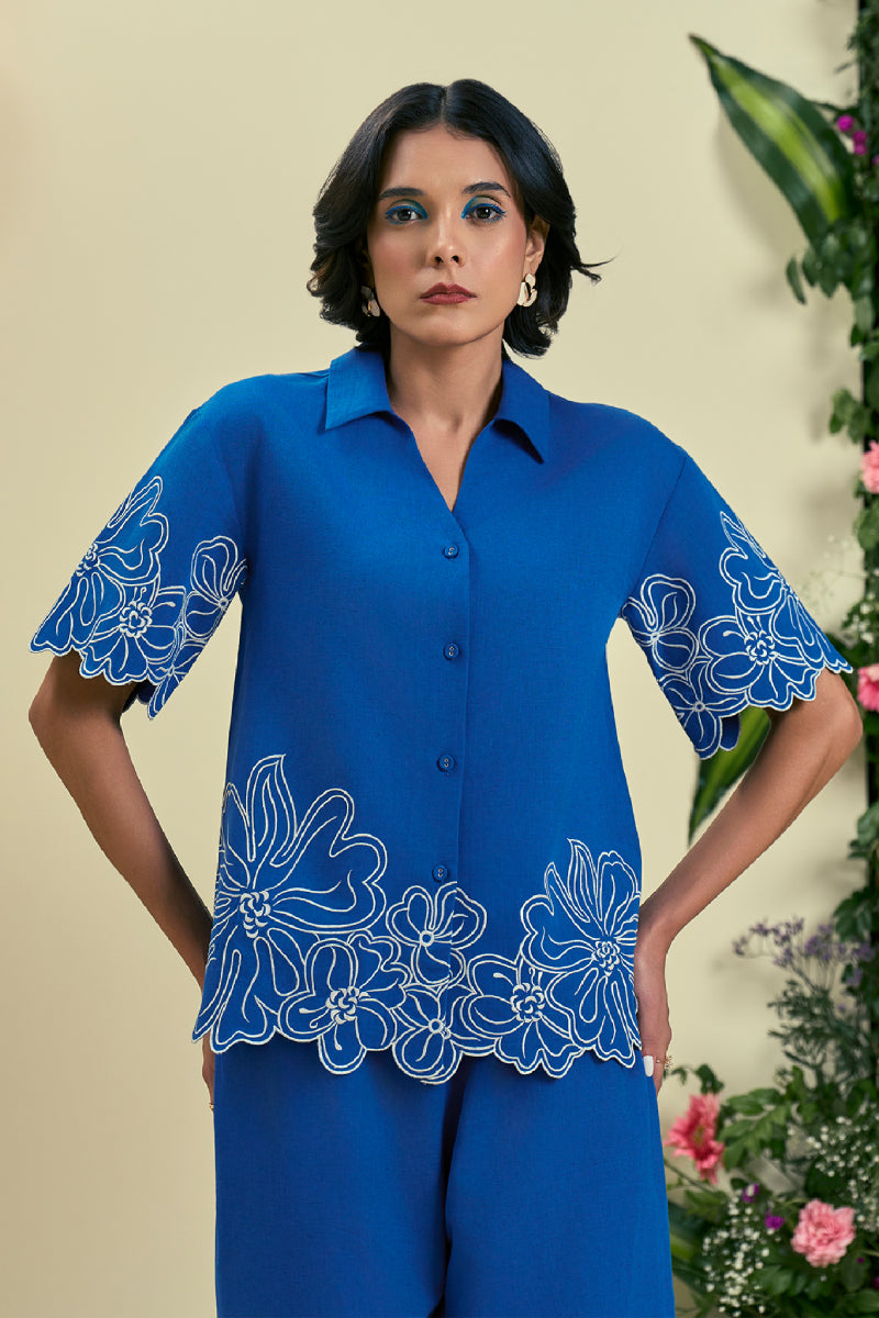 Origani Blue Evaya Shirt
