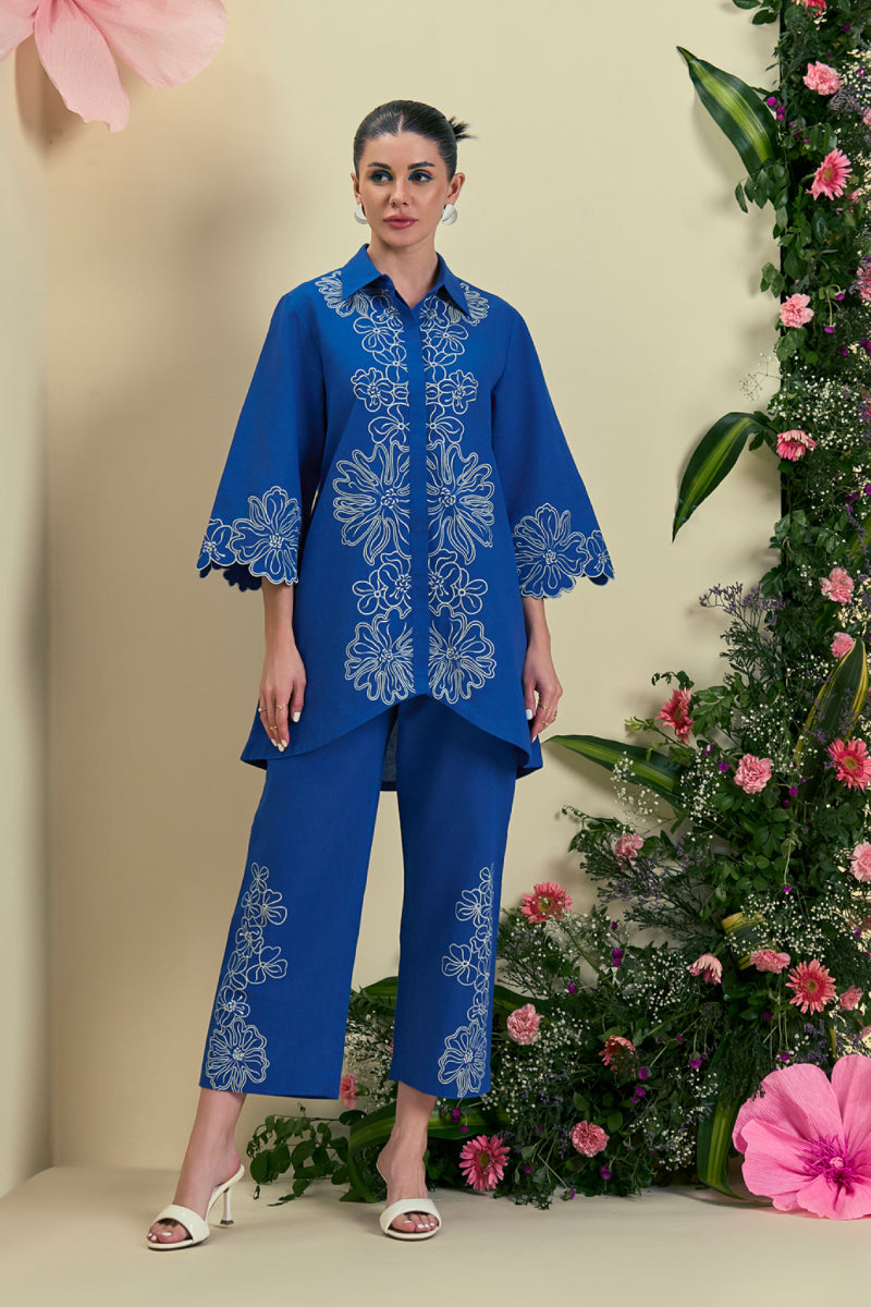 Origani Blue Elise Co-ord Set