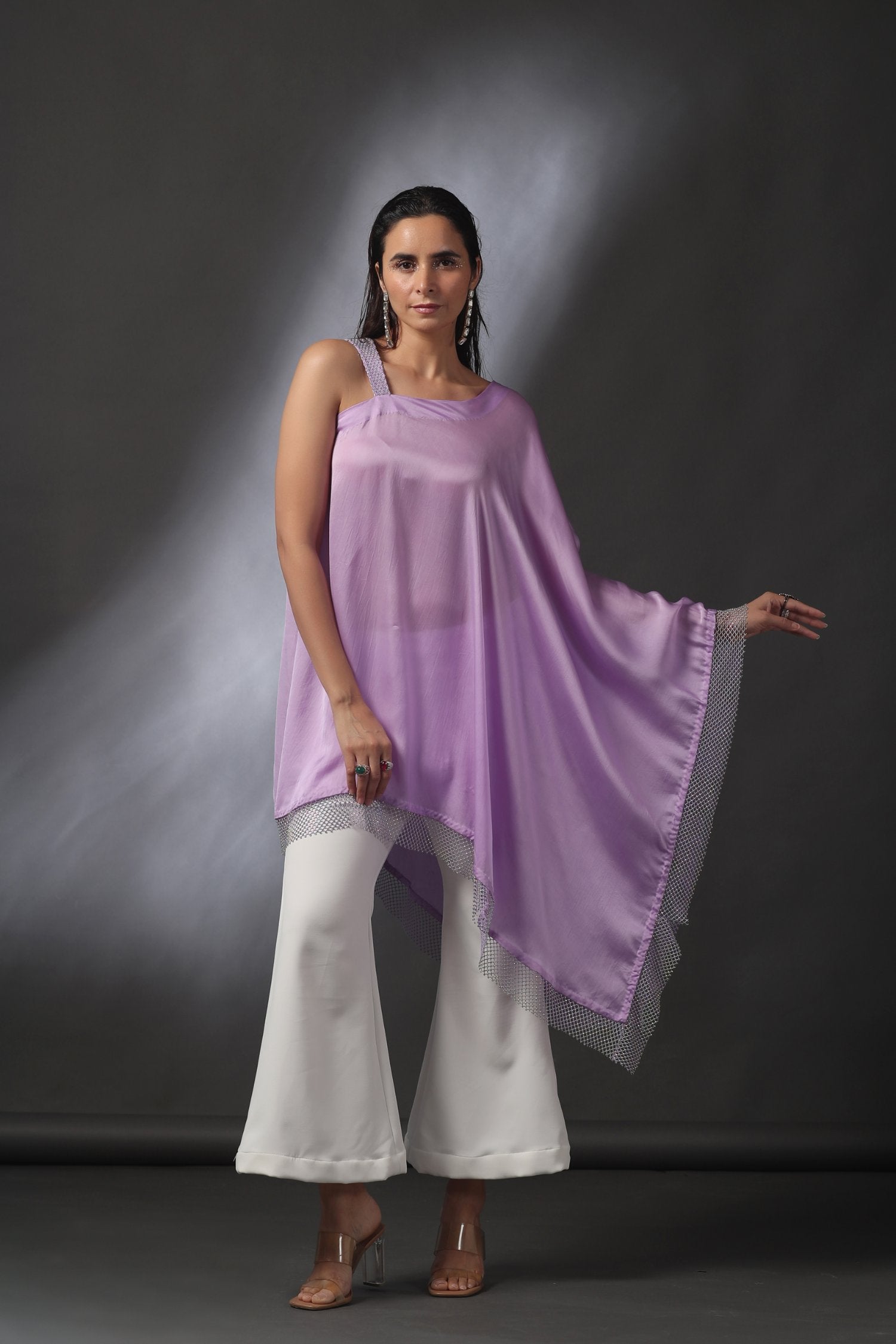 One Shoulder Tunic & Pant Set