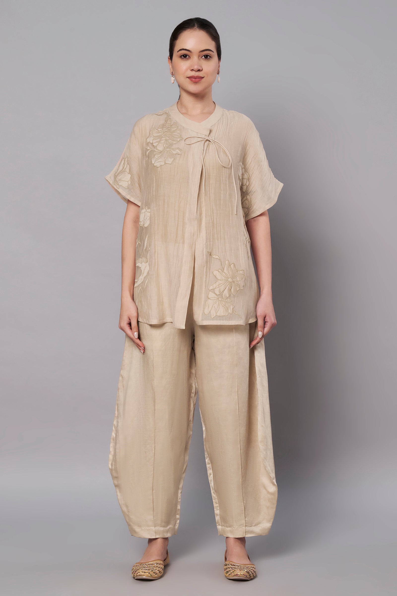 Florette Co-ord Set - Champagne