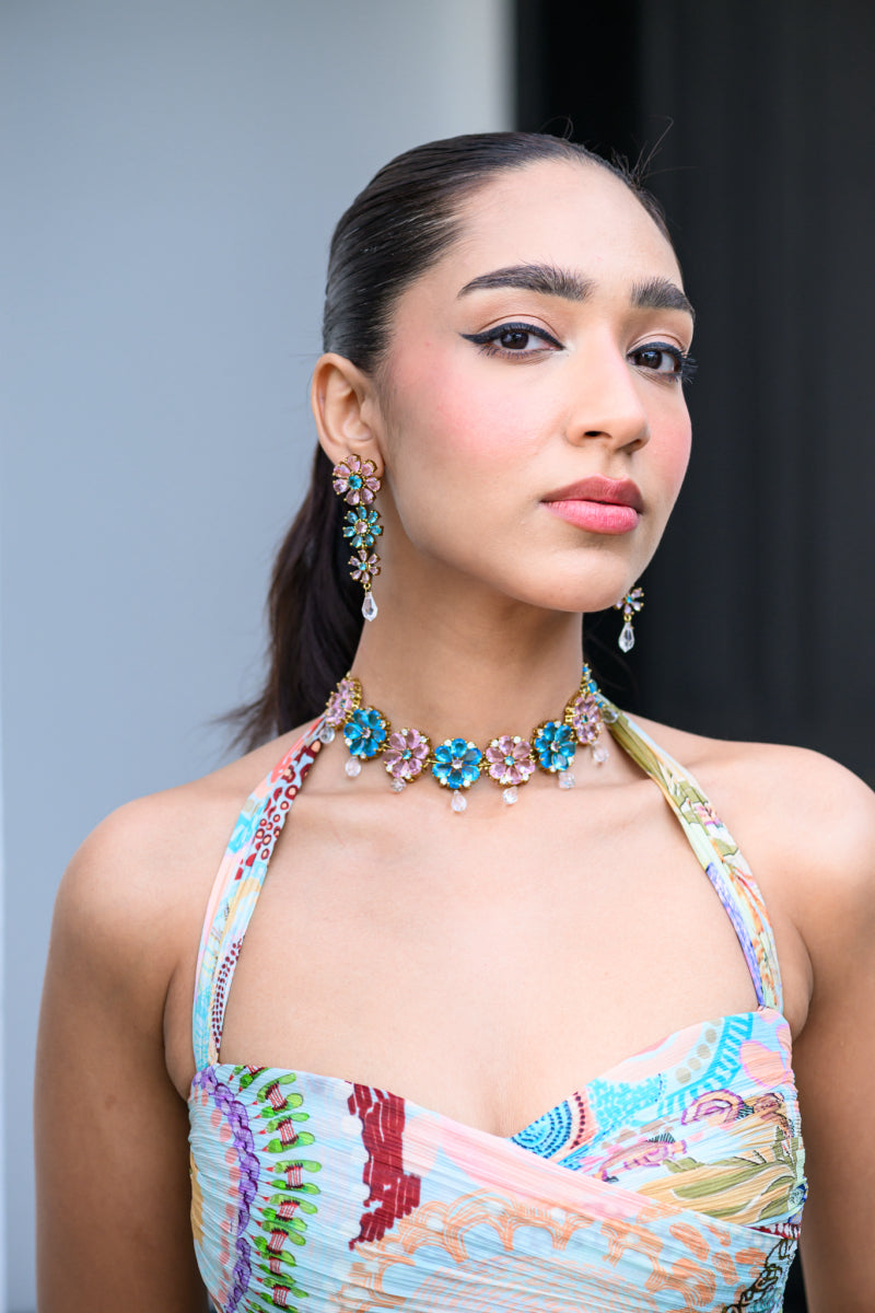 Gardenia Original Swarovski Drop Choker