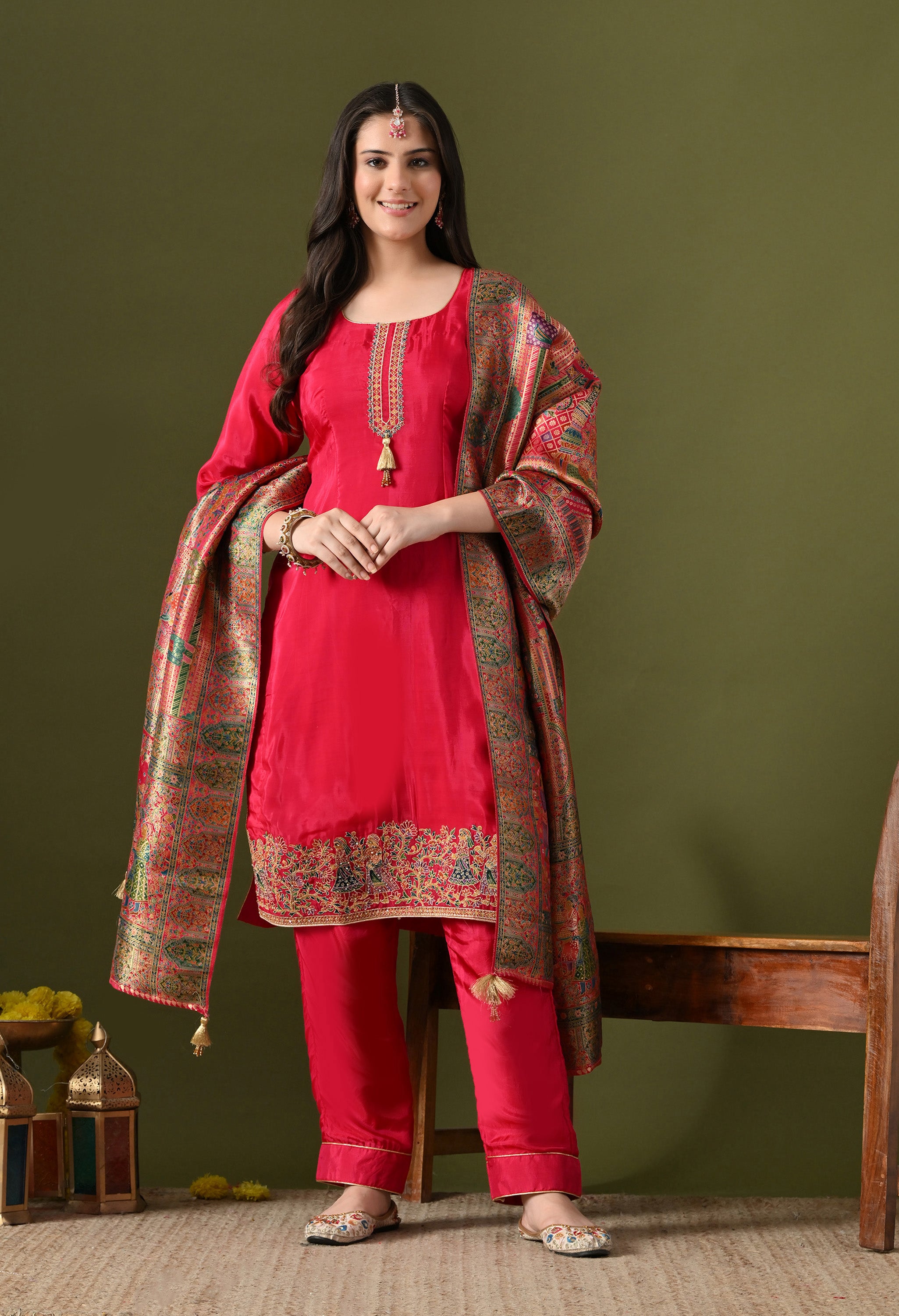 Pink Kurta Set