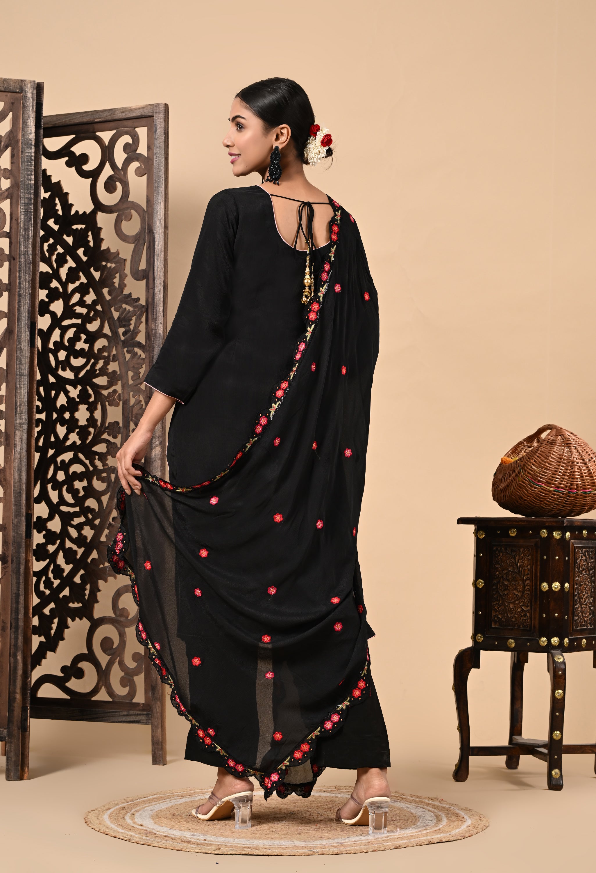 Black Kurta Set
