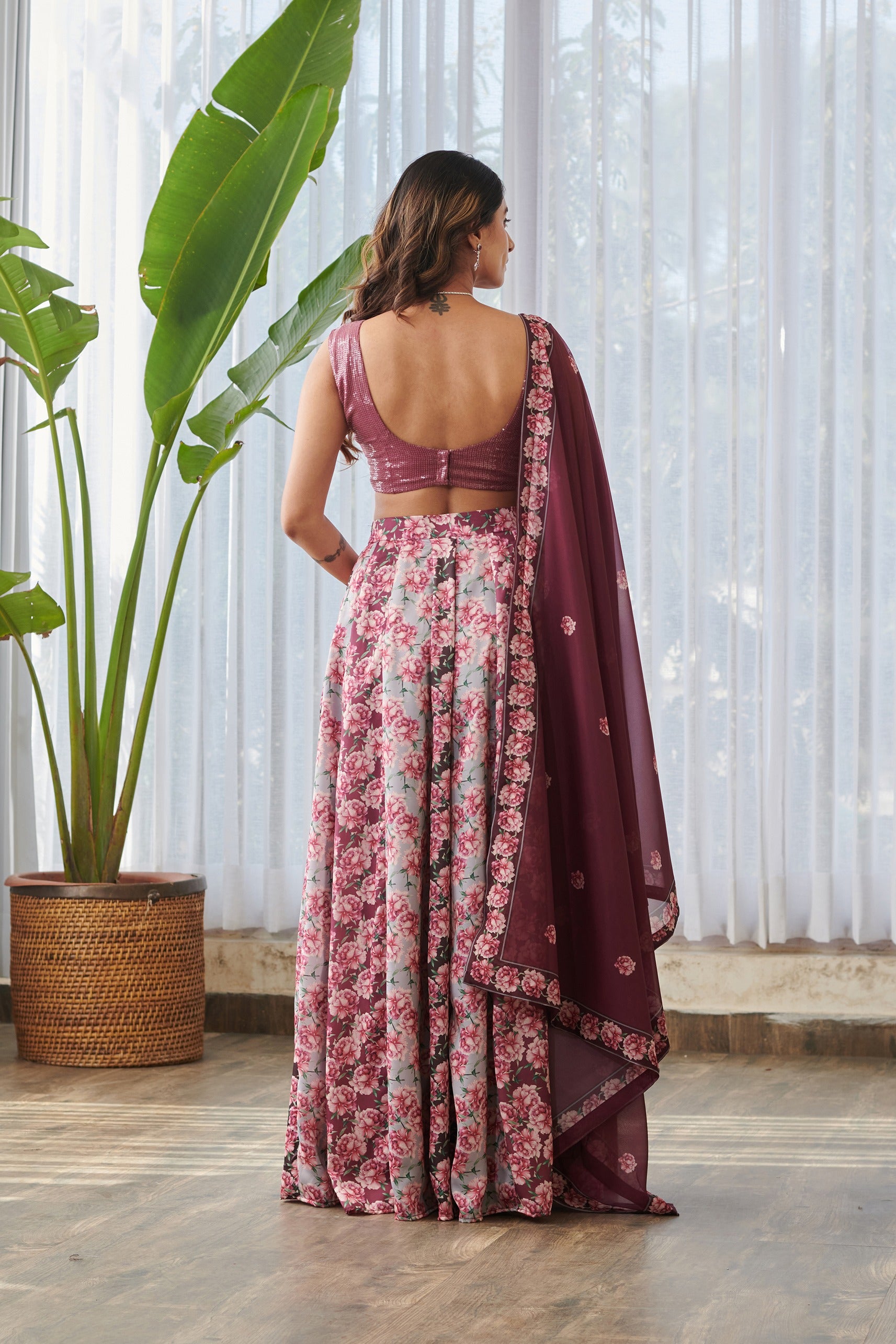 Gulposh Kali Lehenga