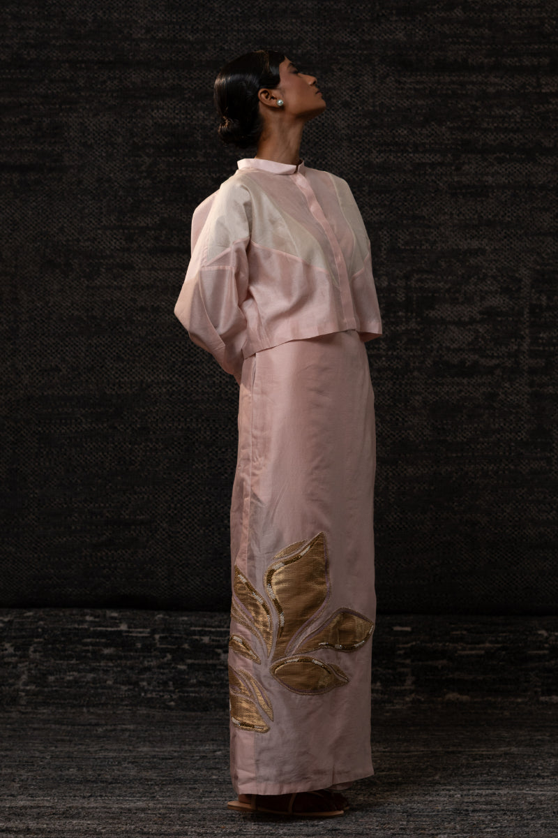 Gulnaar SkirtSet-Blush