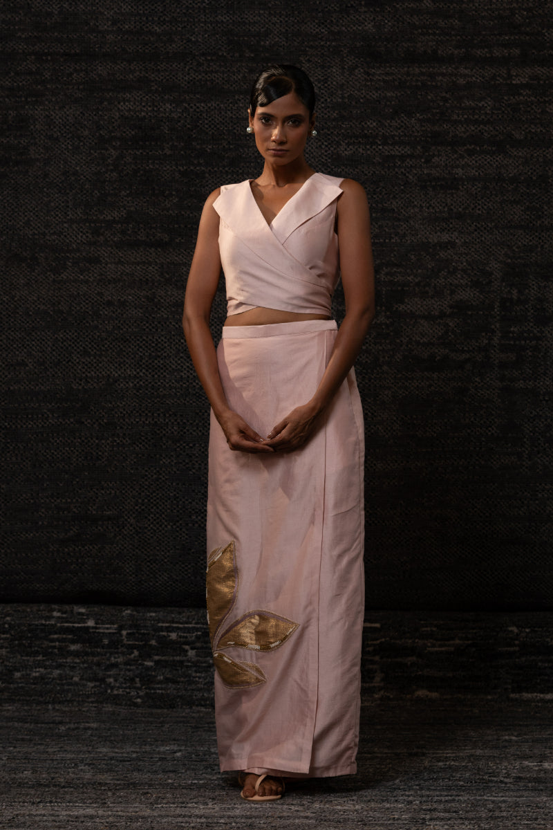 Gulnaar SkirtSet-Blush