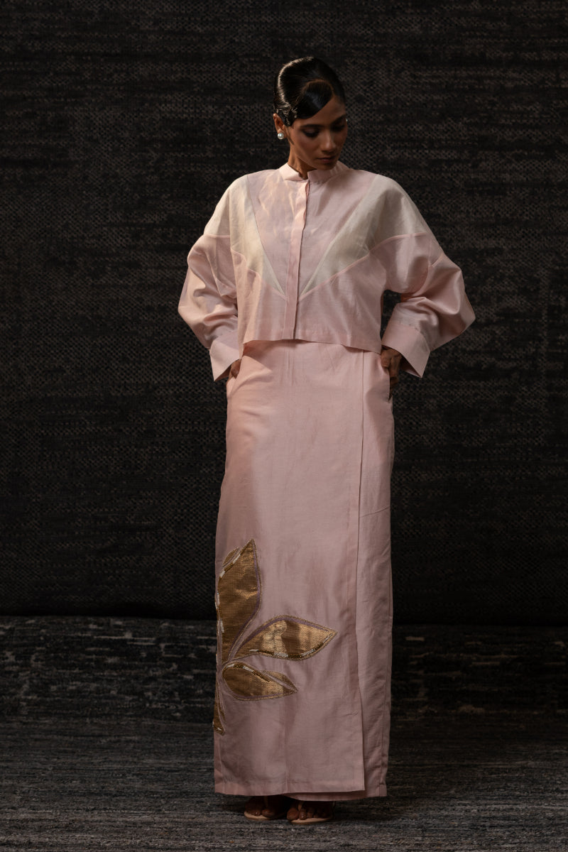 Gulnaar SkirtSet-Blush