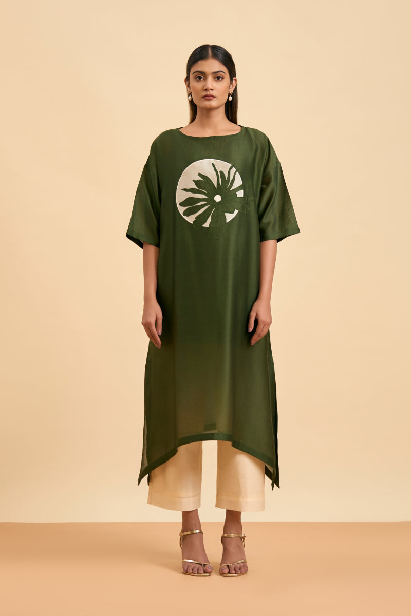 Olive Elegance Suit Set