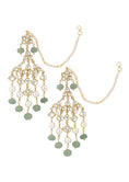 Load image into Gallery viewer, Honeysuckle Earrings- Mint Melon Stones
