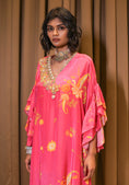 Load image into Gallery viewer, Pink Printed Embroidered Kaftan
