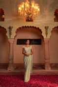 Load image into Gallery viewer, Udaan Utsav Saree With Embroidered Blouse And Embroidered Belt
