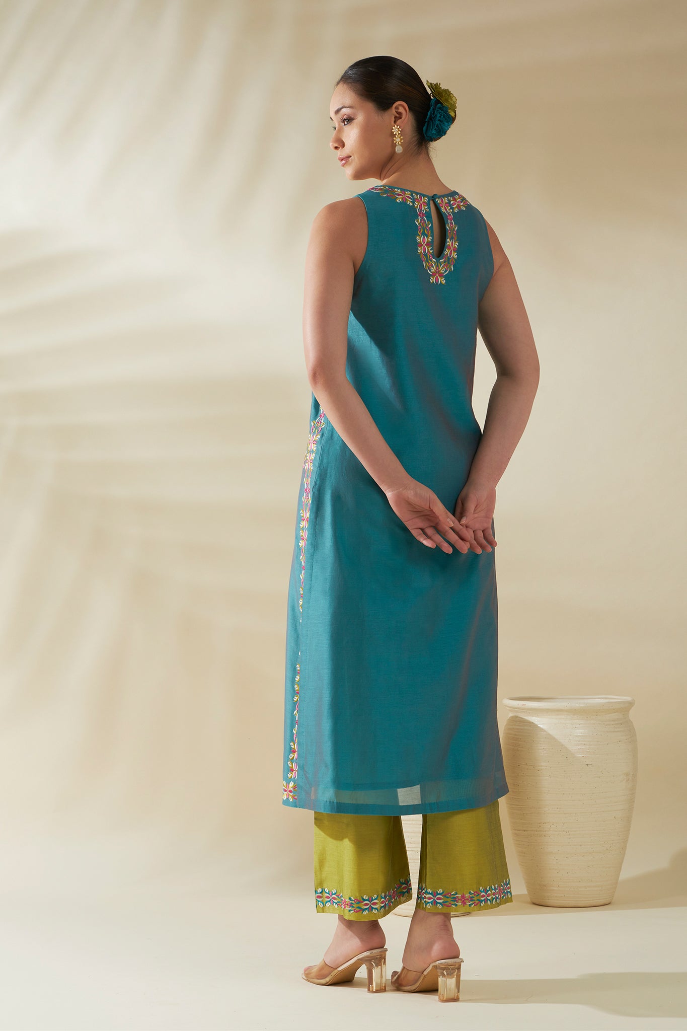 ORIGANI Blue Elin Suit Set