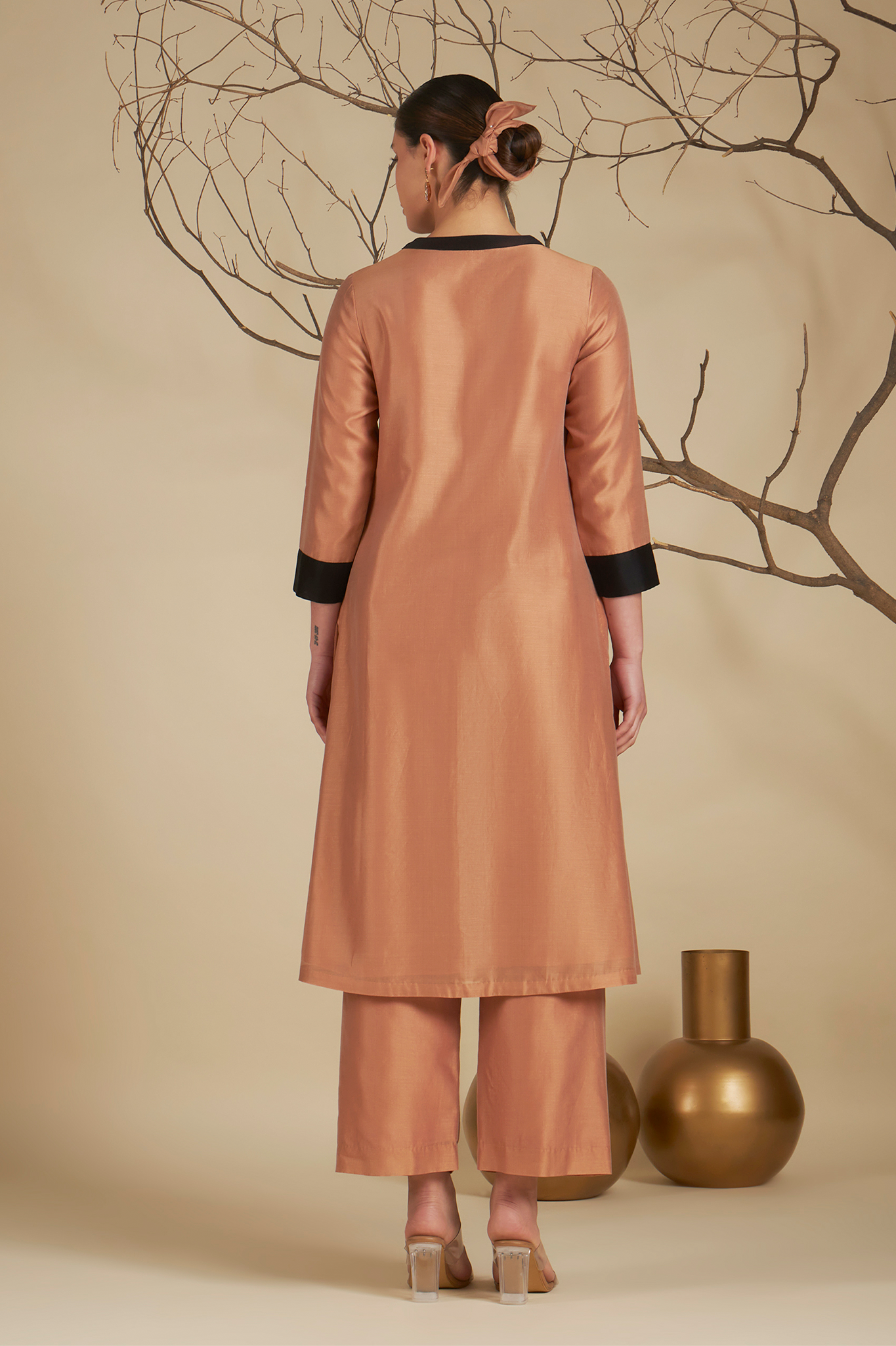 ORIGANI Peach Riva Suit Set