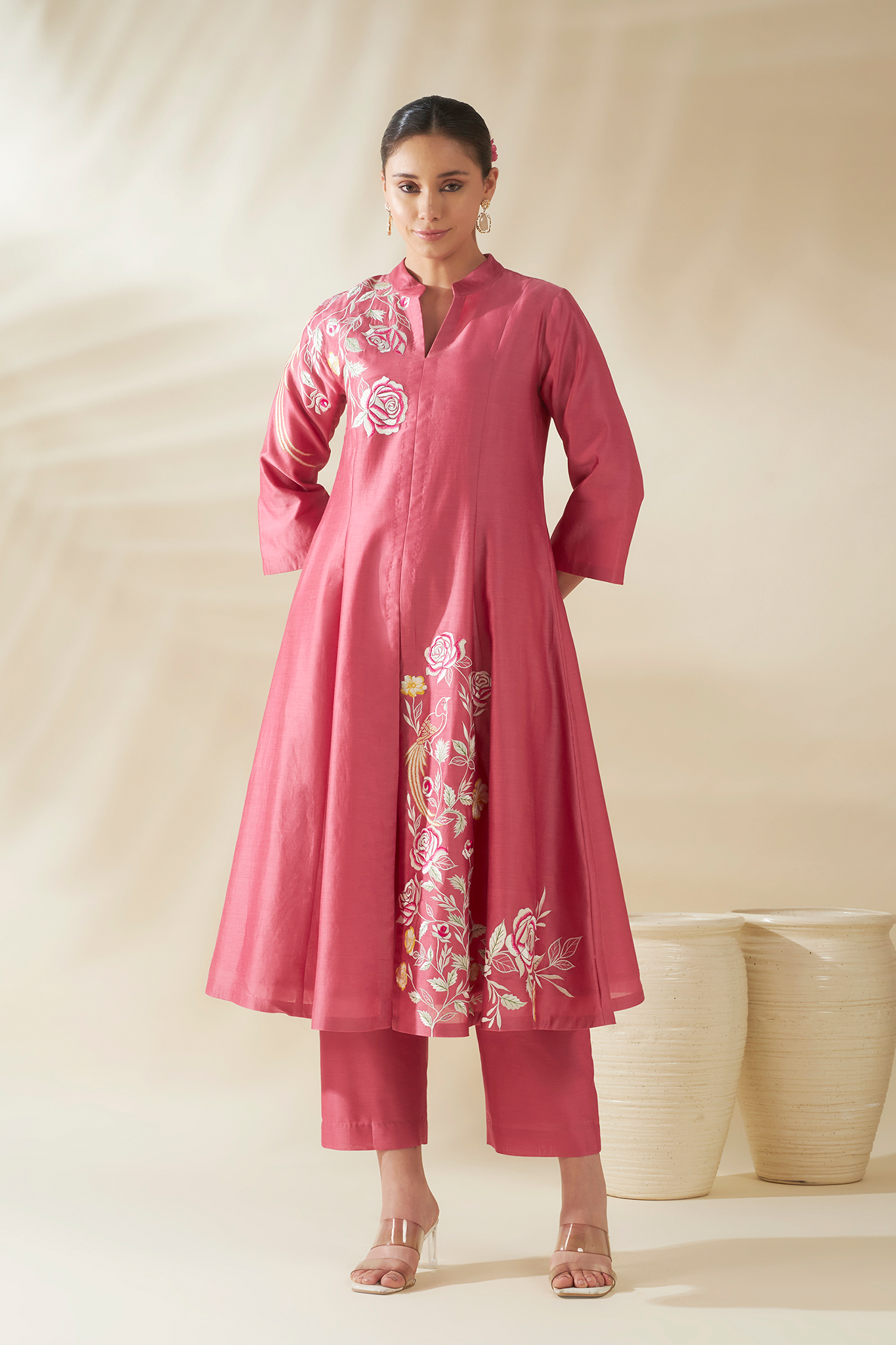 ORIGANI Pink Suit Set