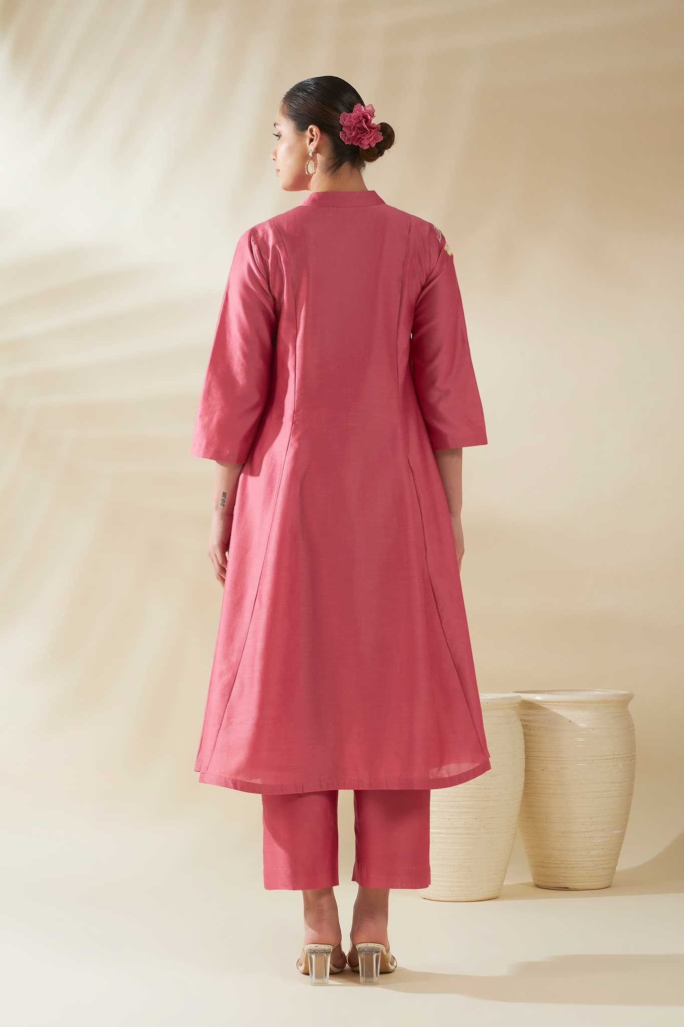 ORIGANI Pink Suit Set