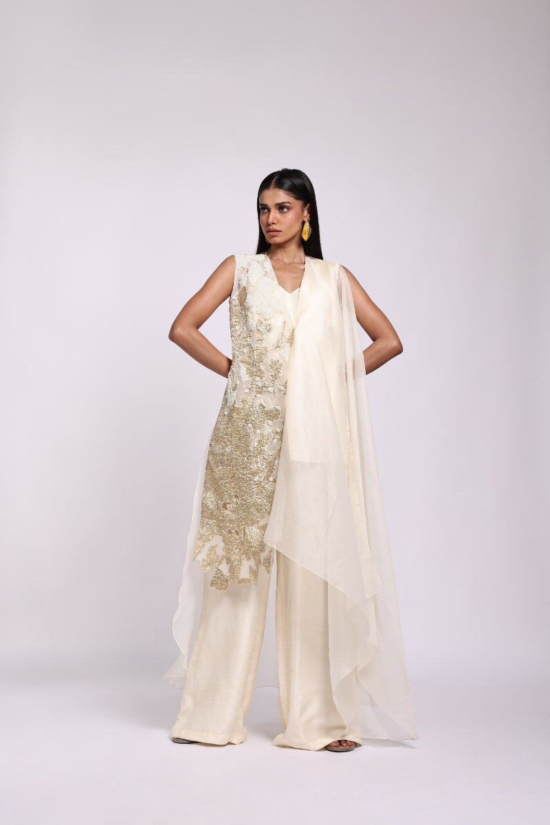 JAQARDO LUMBER JUMPSUIT JACKET