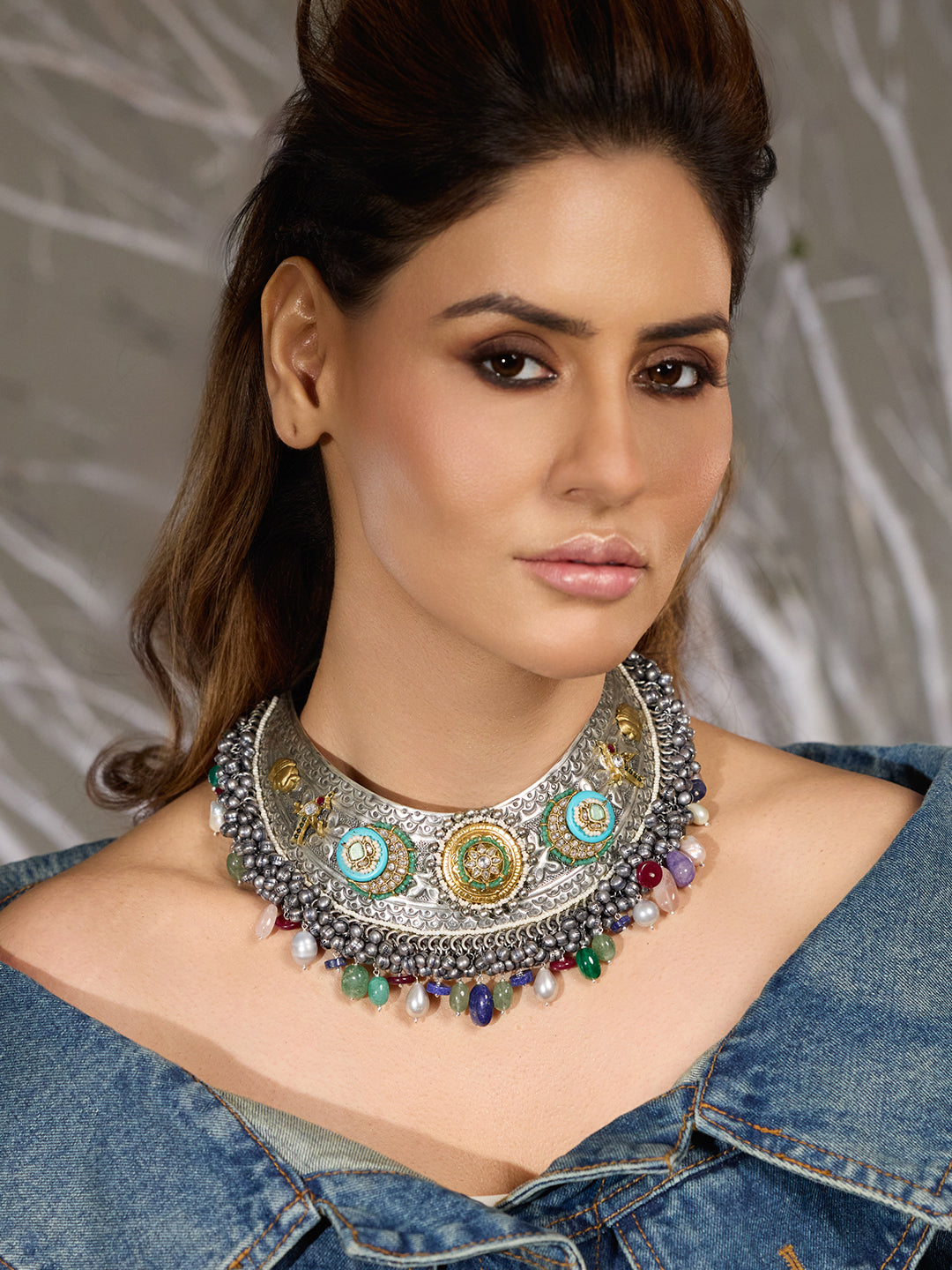 Boho Maharani Choker Necklace