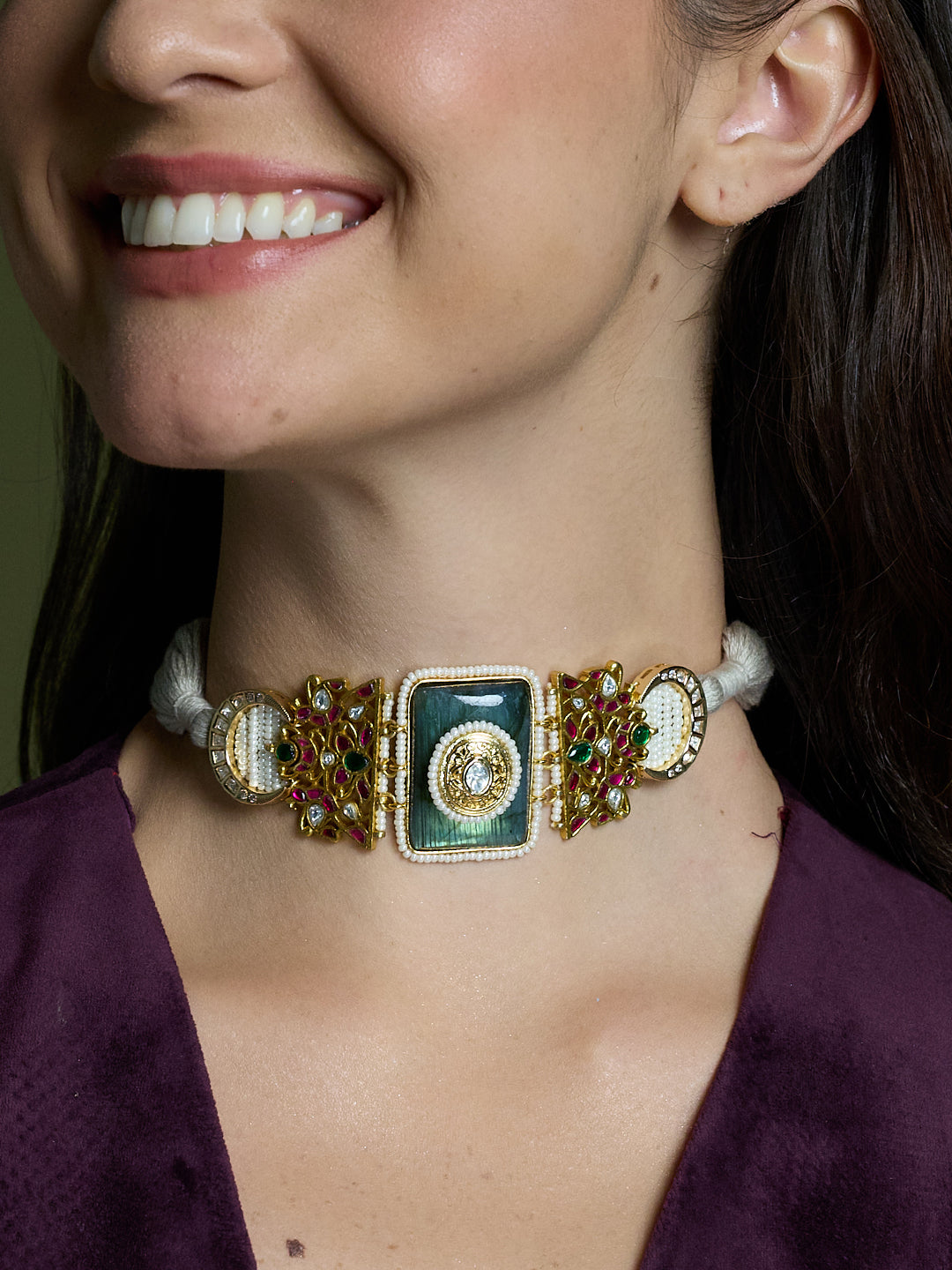 Azure Allure Choker Necklace