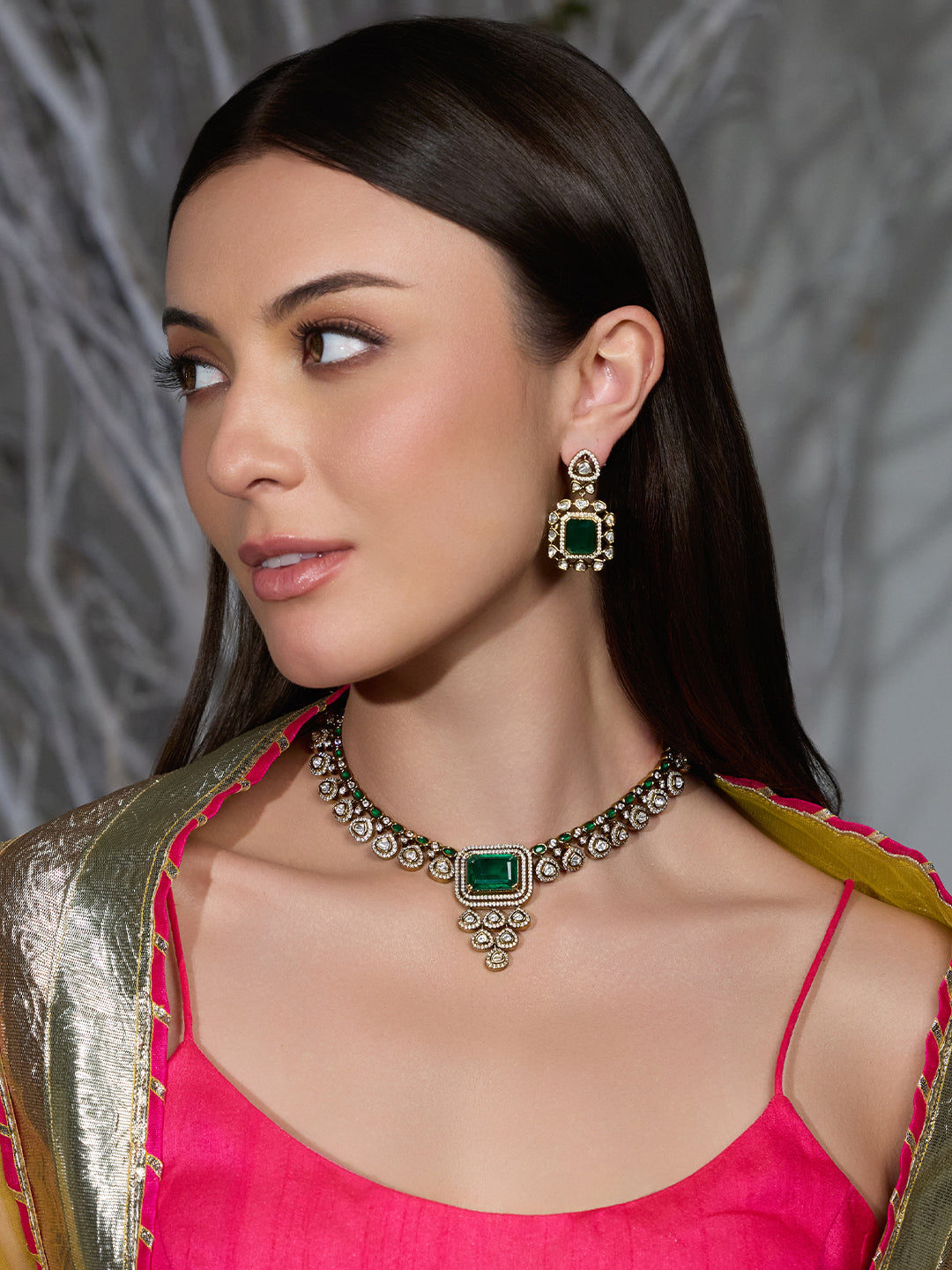 Aarohi Emerald Grace Set